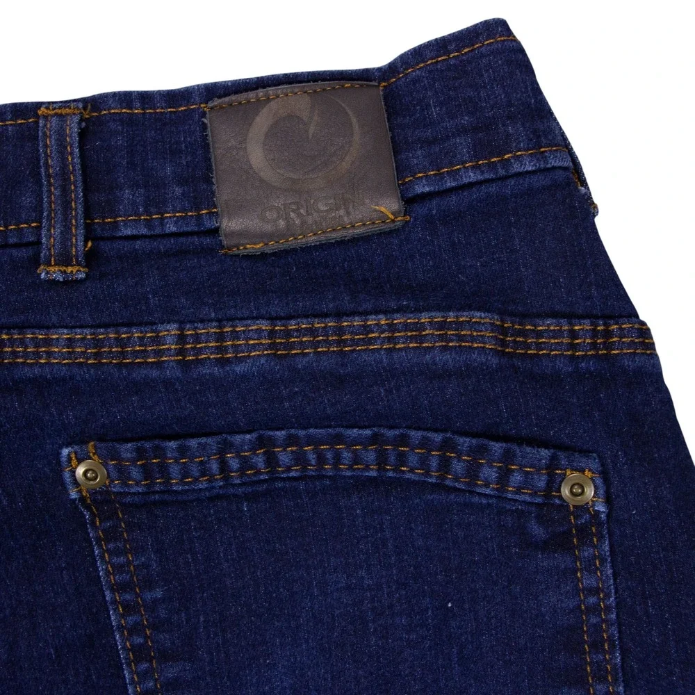 Origin‎ USA Mens 34x30 Dark Wash Denim Jeans Stretch Made in America
